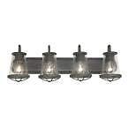 Georgina 4-Light Weathered Iron Vanity Light