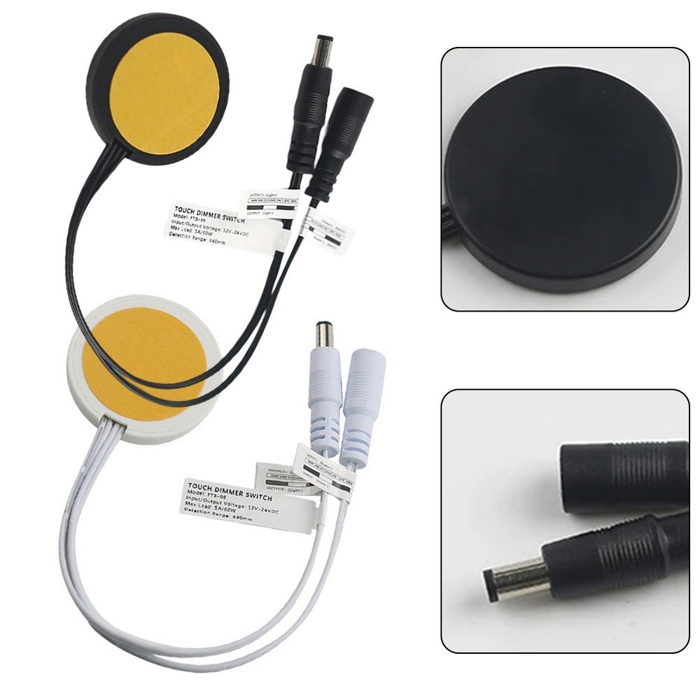 DC12V 24V Touch Switch LED Dimmer Controller 5A 20cm Cable for Lighting
