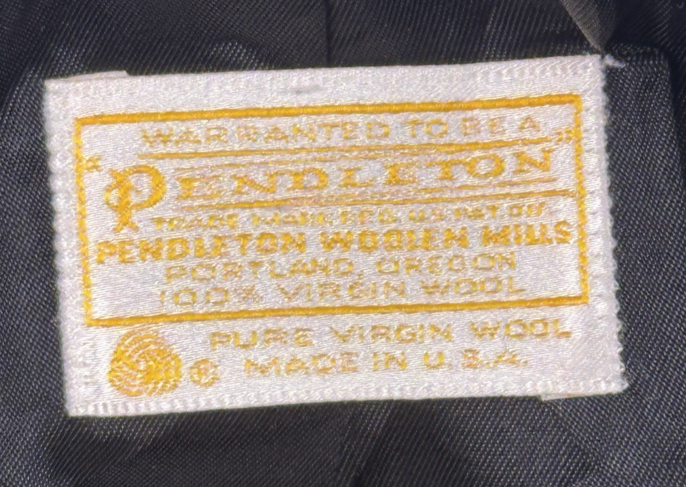 Pendleton Navy Blue Blazer Pure Virgin Wool Size 10