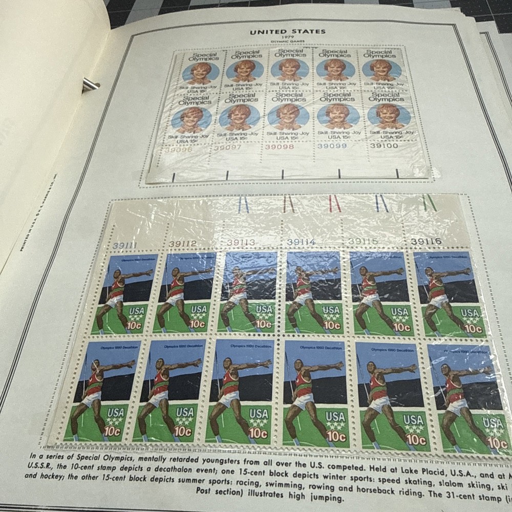 Harris Liberty US Plate Block Album