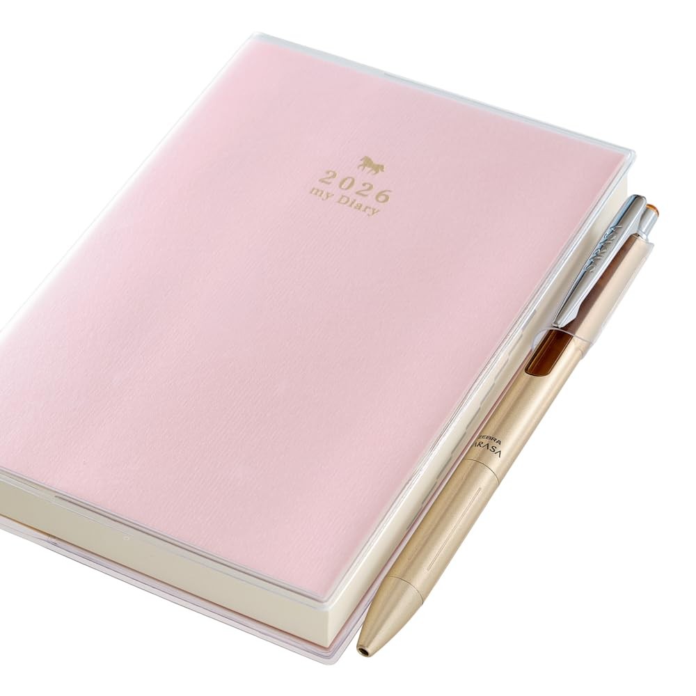 NOLTY Pagem Diary 2026 A6 Memory Pink 8508