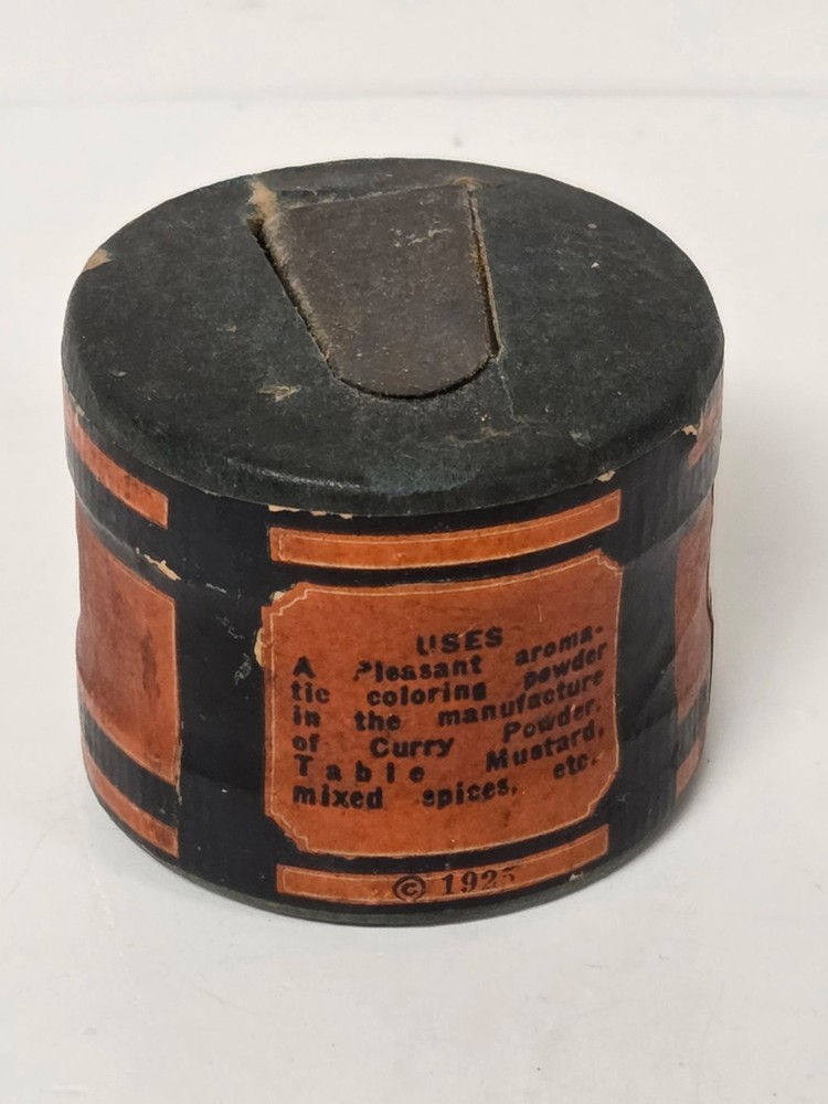 Vintage Morosan Tumeric Spice Tin