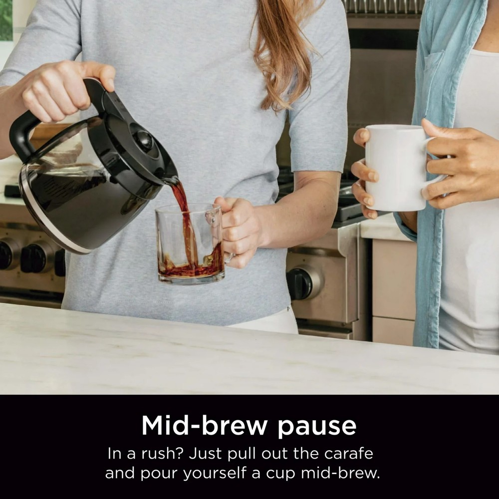 Ninja 12-Cup Programmable Coffee Brewer, 2 Brew Styles, Adjustable Warm Plate
