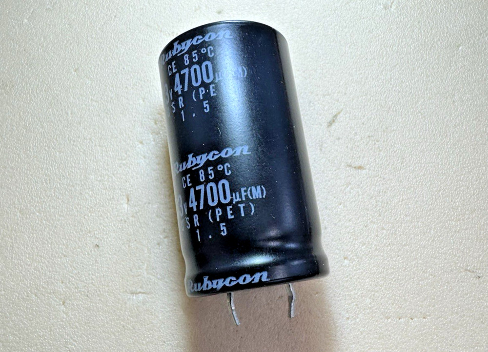 Rubycon   4700uF 63V 20% CAPACITOR RADIAL SNAP