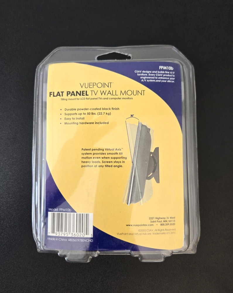 VUEPOINT Flat Panel TV Tilting Wall Mount