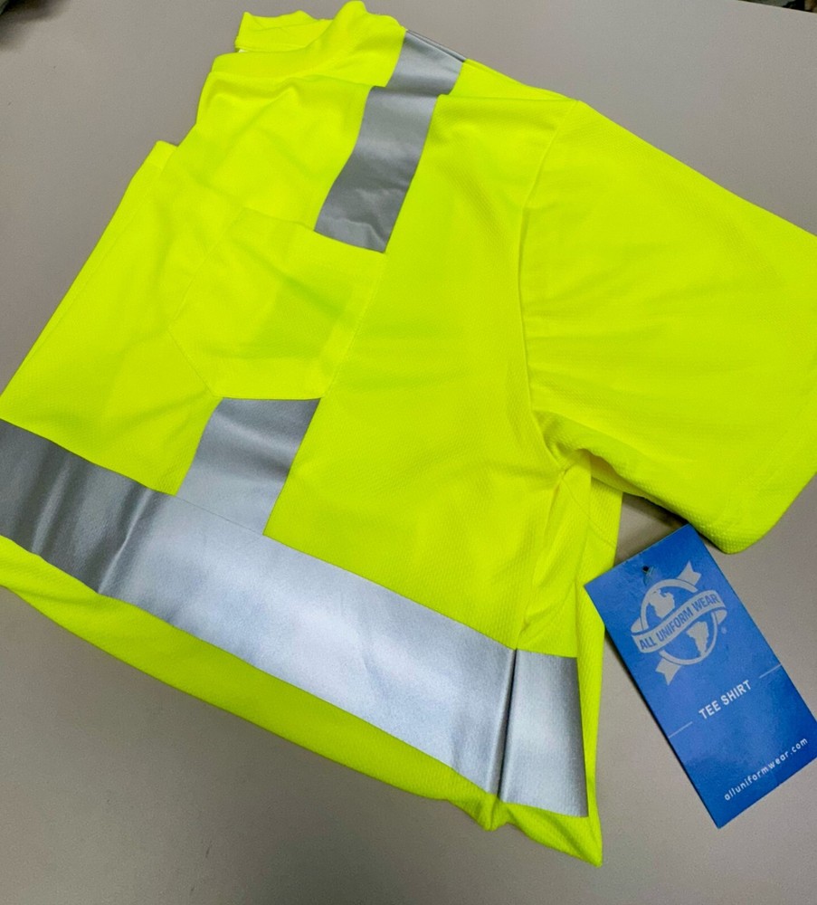 Mesh Safety Tee, Safety Green