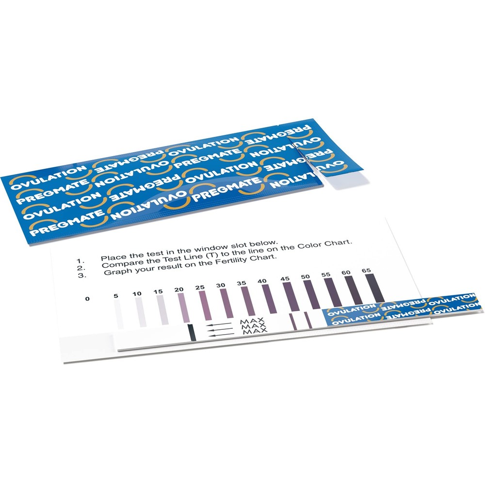 Pregmate 25 Ovulation Test Strips with Numerical LH Result Quantitative