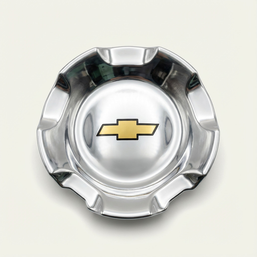 4pc Polished Chevy Wheel Center Caps for Silverado Tahoe Suburban Avalanche 2007