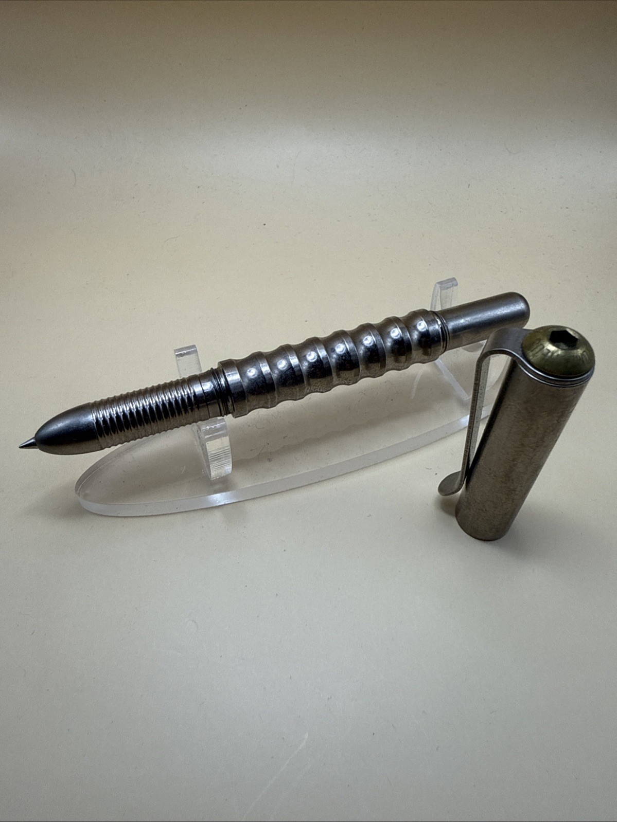 Prometheus Lights Alpha Executive Pen Titanium Ballpoint Pen