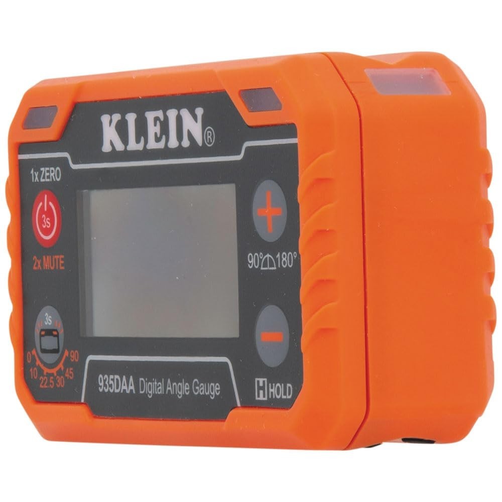 Klein Tools Digital Angle Gauge with LED Alert - Precision Measurement Tool