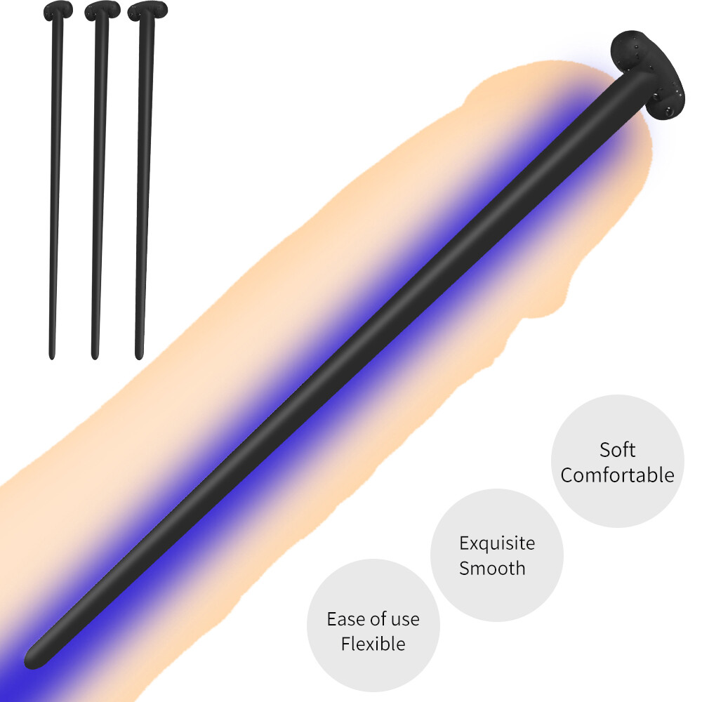Silicone Penis Urethral Sounding Dilator Strecher Insert Extender Sounds Plug