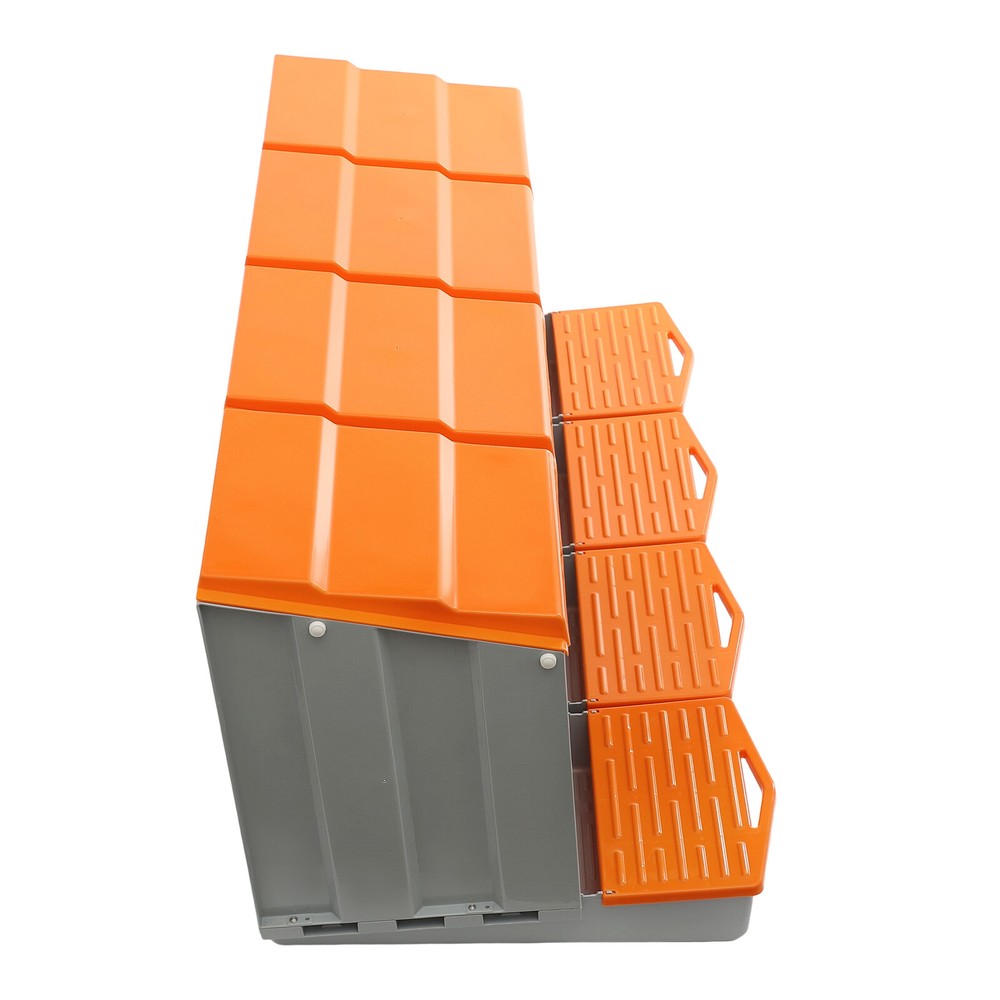 Orange 4-Compartment Chicken Nesting Box - Durable & Easy to Clean
