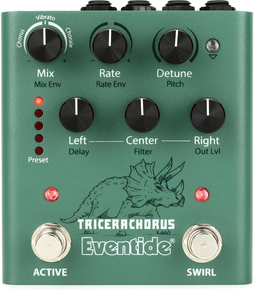 Eventide TriceraChorus Tri-chorus Pedal (2-pack) Bundle