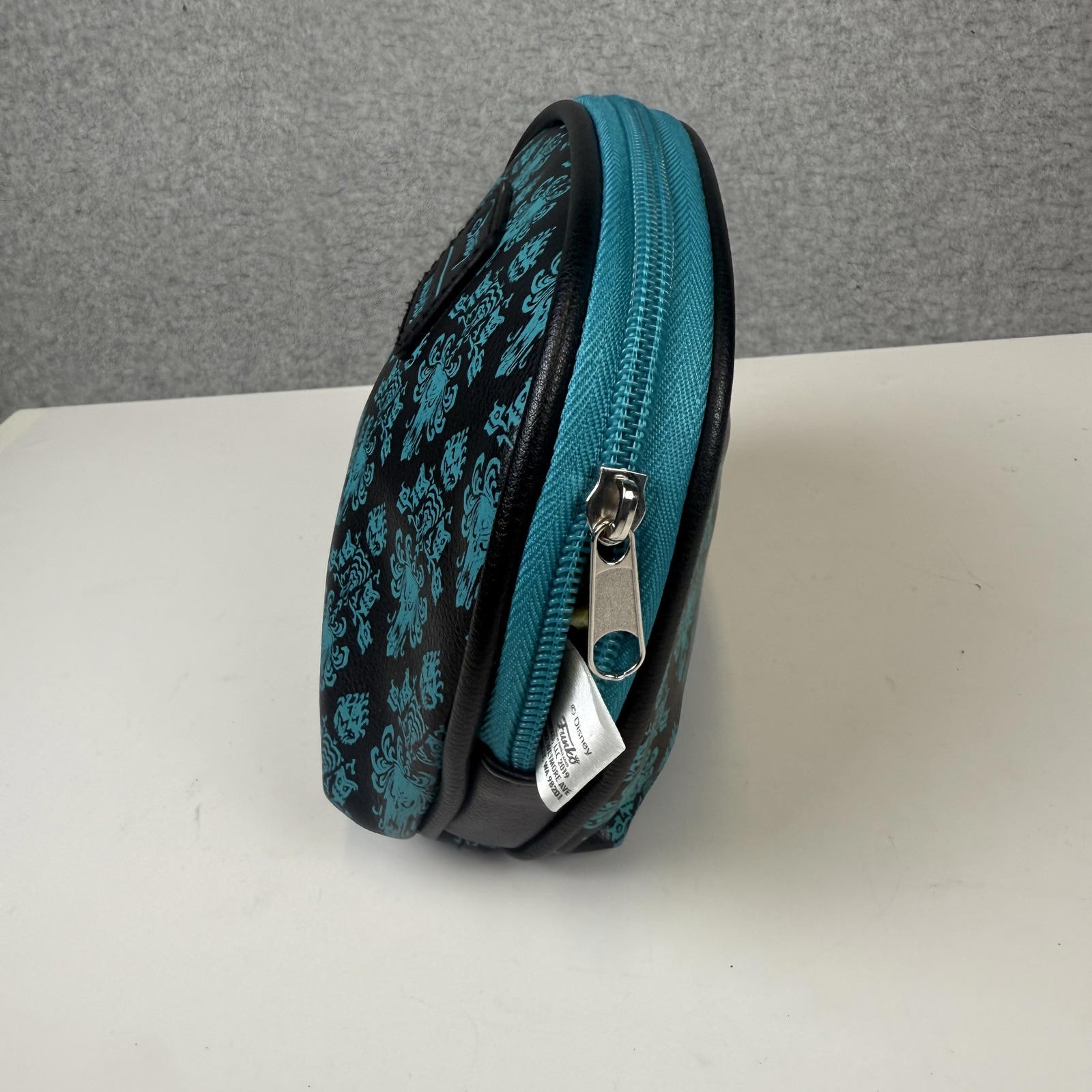Disney X Loungefly Haunted Mansion Teal and Black Cosmetic Bag Rare
