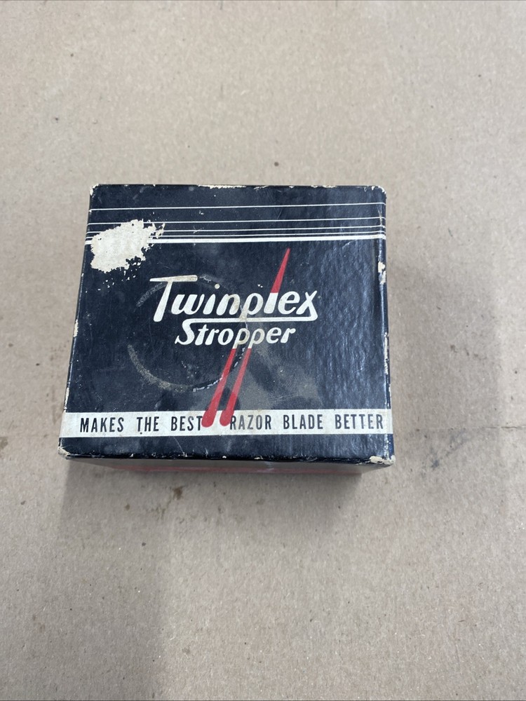 Vintage Twinplex Stropper, Razor blade sharpener, In Original Box