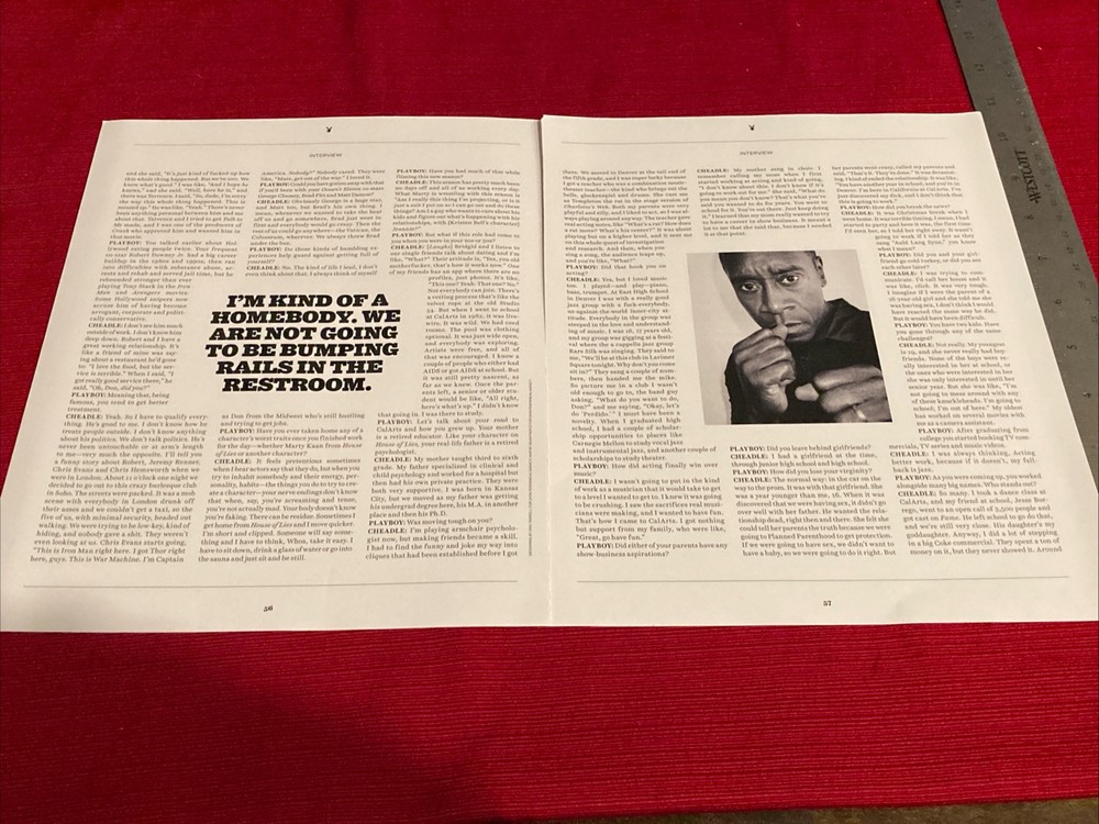 Actor Don Cheadle 8-page 2018 Print Article