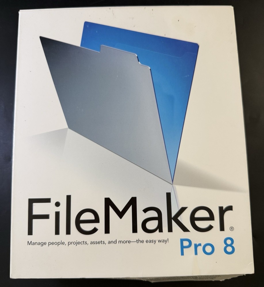 FILEMAKER PRO 8 SOFTWARE & User Guide/Resource Guide FOR Windows AND MAC Vb8