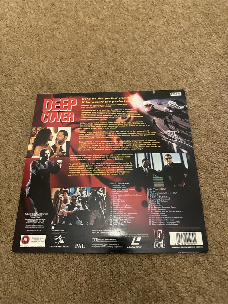 Deep Cover Laserdisc LD