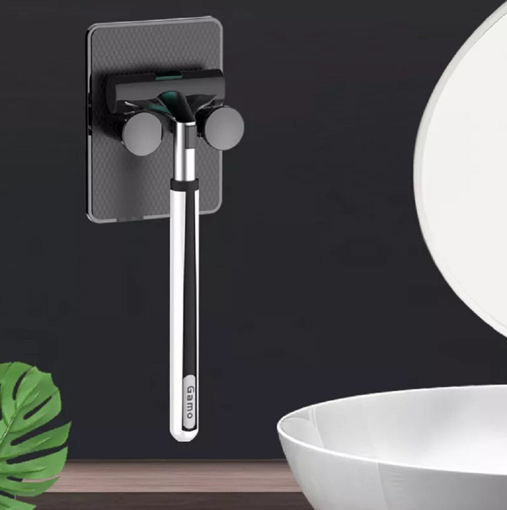 4 Pcs Adjustable Razor Holder for Shower - Self-Adhesive Waterproof Shaver Hooks