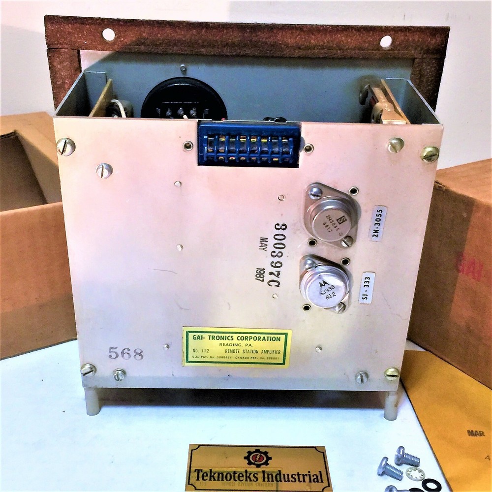 GAI-TRONICS 712 / 300397C REMOTE STATION AMPLIFIER