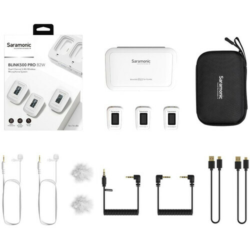 SaramonicBLINK500PROB2W 2-Person Digital Camera-Mount Wireless Microphone System