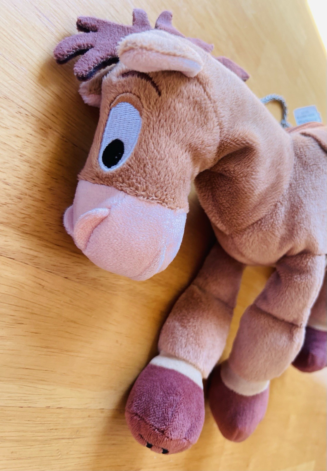 Toy Story Bullseye Plush Purse chain strap Disney Pixar bounding zip pouch bag