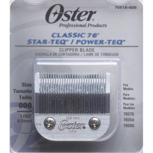 Size 000 Blade For Oster 76 Triple Zero Blade