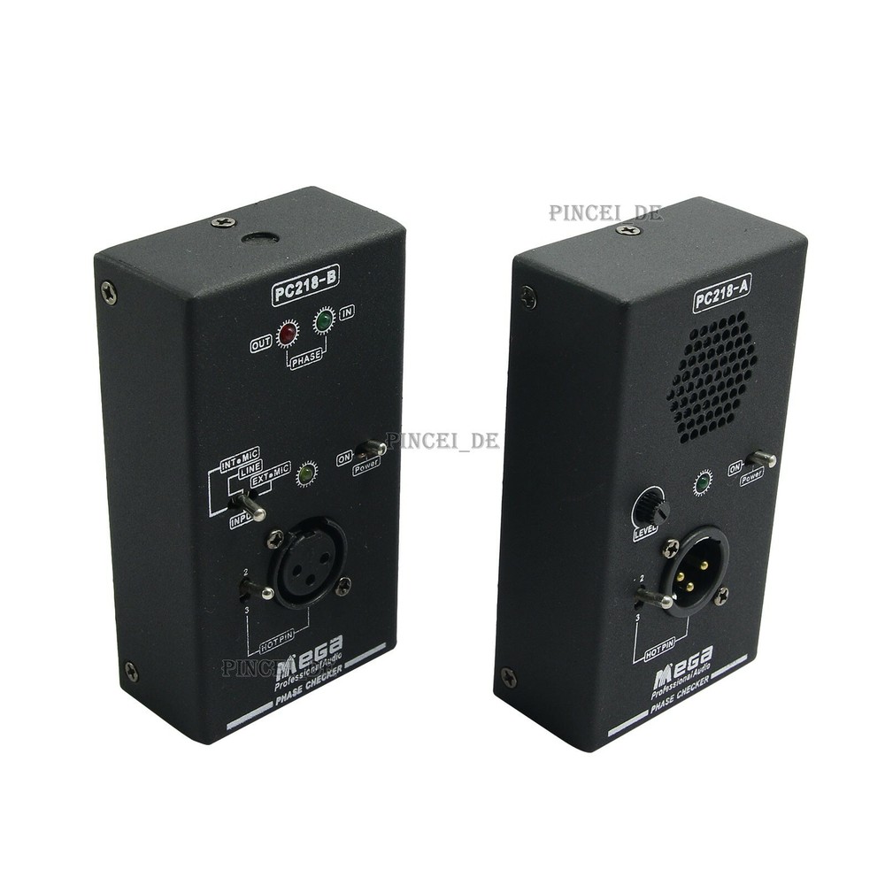 PC218 Phase Polarity Tester Checker Detector Audio Speaker Microphone Testing