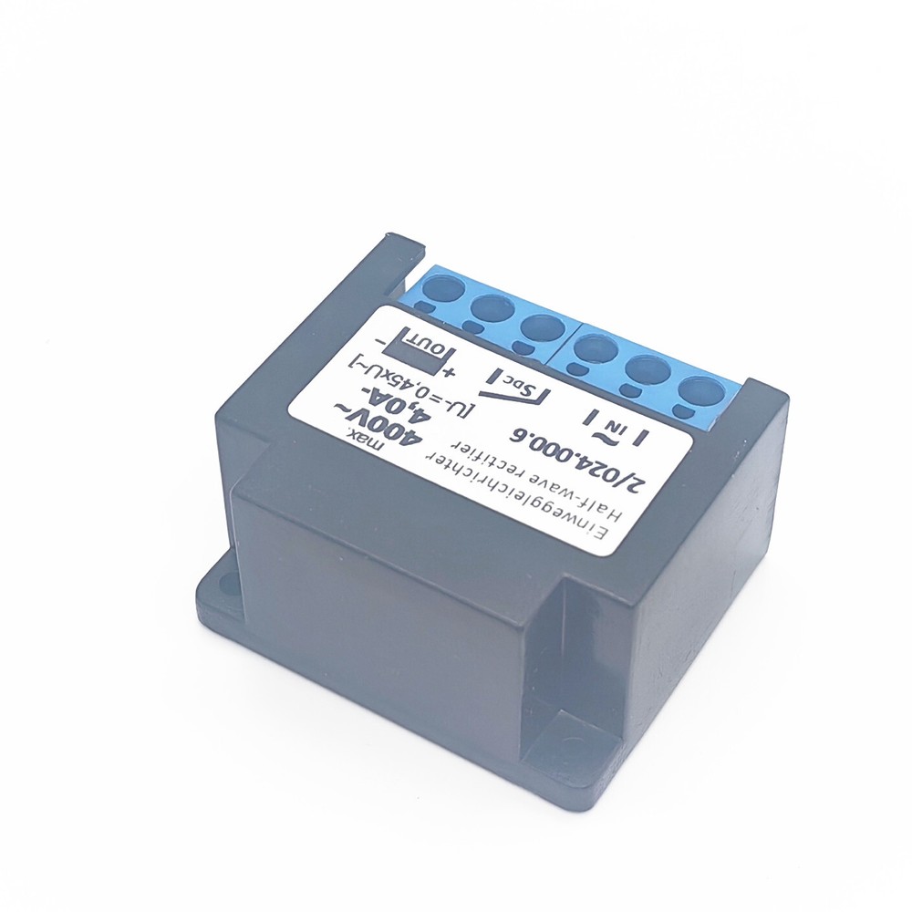 2/024.000.6 Einweggleichrichter Half-wave rectifier max.400V 4.0A