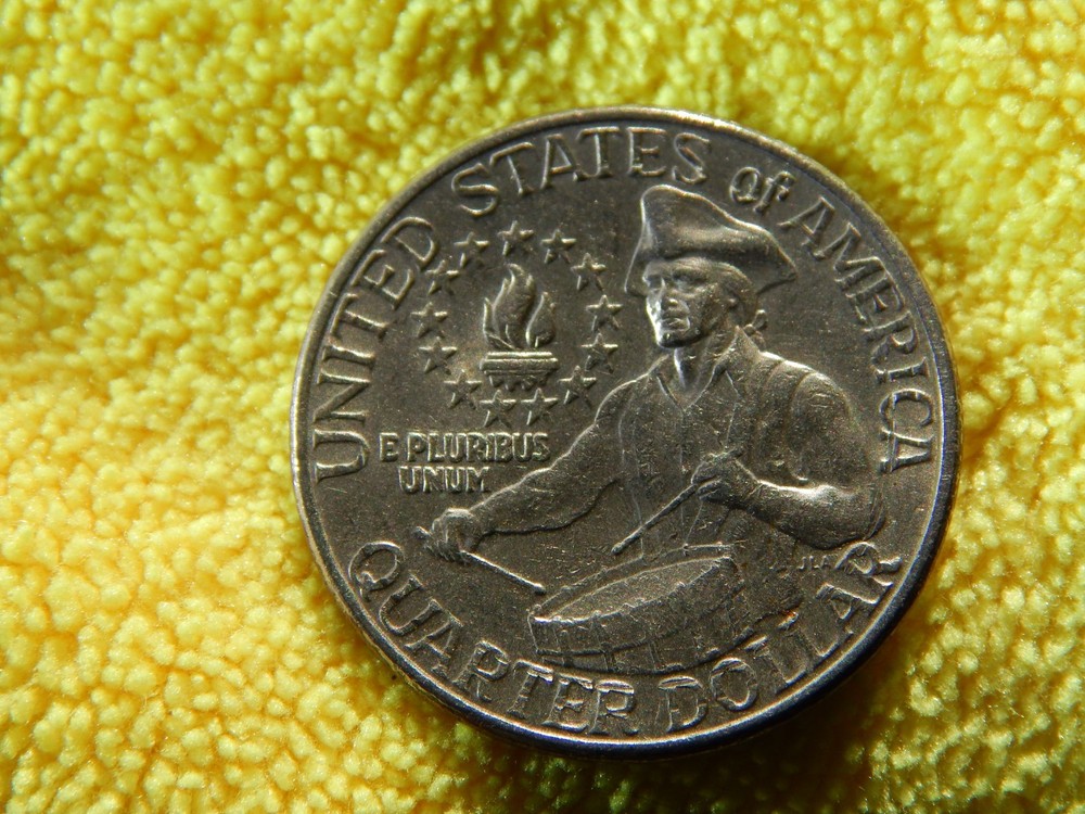 Bicentennial Quarter D Mint , Multiple Mint Errors Reverse and Obverse Errors