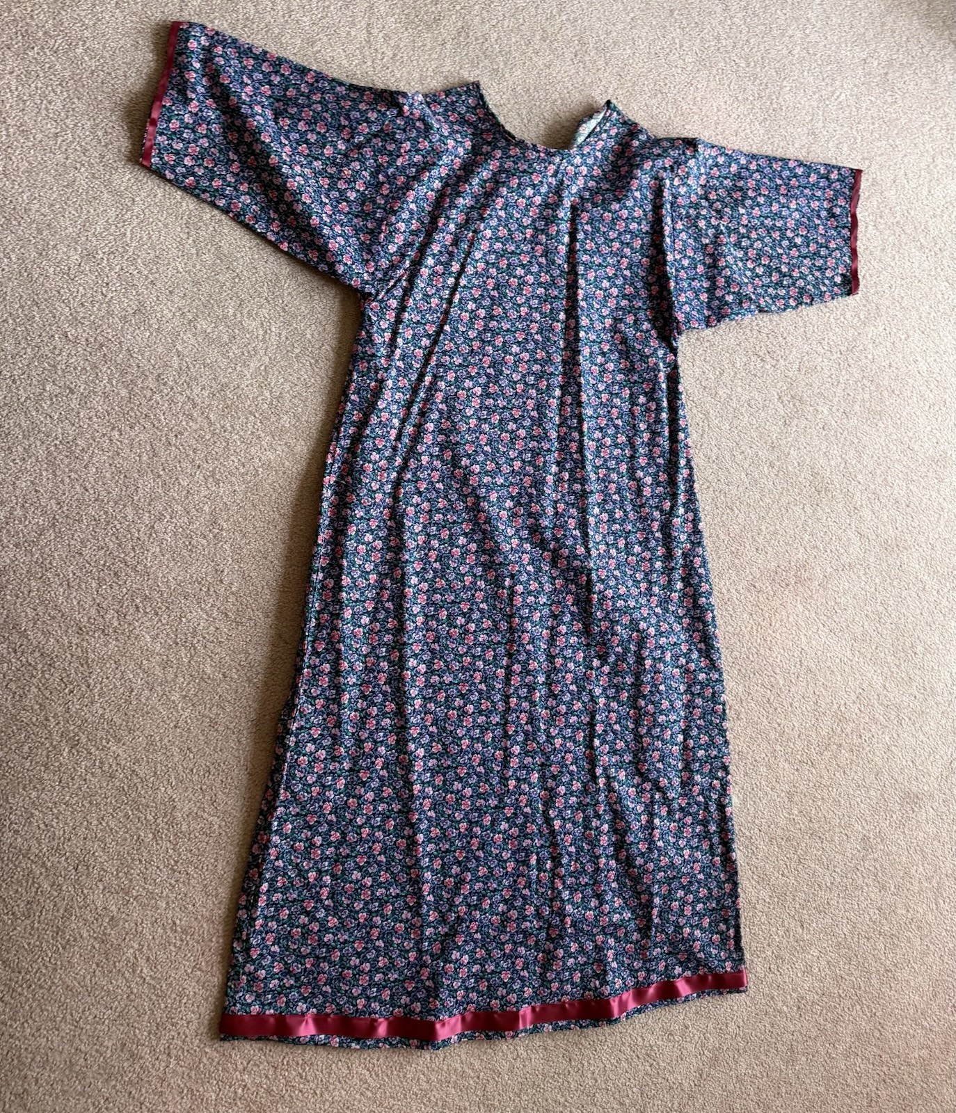 2 Native American Traditional Calico Dresses Youth L -Adult S. See Photos