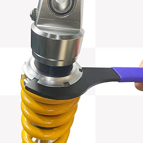 4Pcs Universal Coilover Spanner Wrench Set, Shock Wrench Adjustable 4 pcs Blue