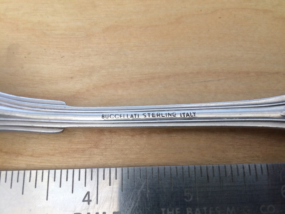 BUCCELLATI Saya Pattern Sterling Dinner Fork 8 1/4"