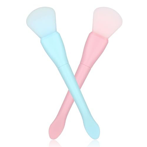 2PCS Silicone Face Mask Brushes Flexible Mask Applicator Brushes Applying Fa...