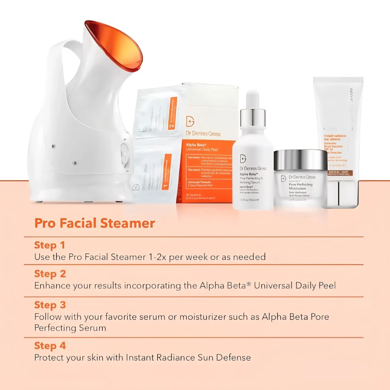 Dr. Dennis Gross Pro Facial Steamer Facial Deep Cleaning New in Box & Packaging