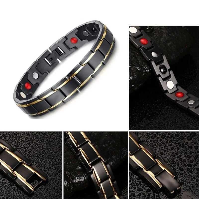 Copper Magnetic Bracelet Energy Healing Therapy Arthritis Pain Relief Men Women