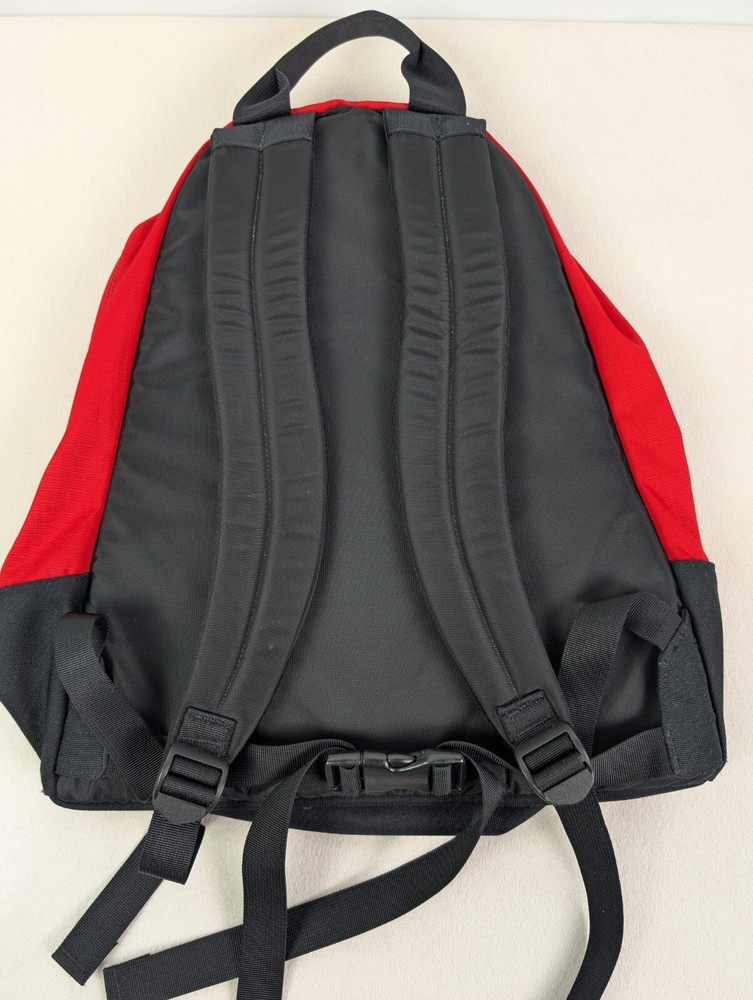 THE NORTH FACE Vtg Inyo Red Black Backpack Adjustable Shoulder Straps