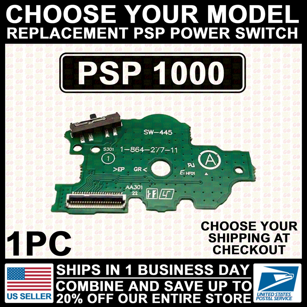 NEW Replacement Power Switch for Sony PSP 1000/2000/3000 Button Part PCB Board