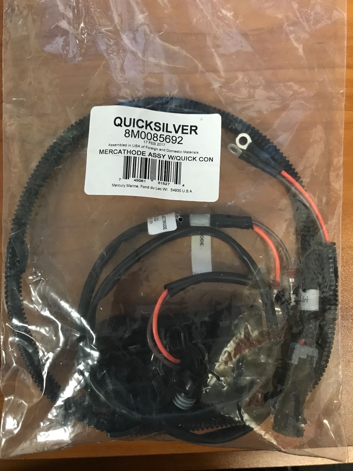 OEM MerCruiser Mercathode Electrode for Alpha Bravo Gimbal 98869a17 8M0085692