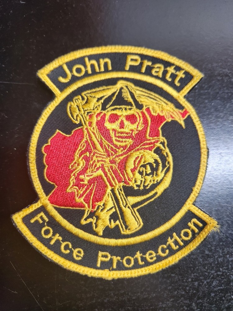 Air Force John Pratt Force Protection Patch Grim Reaper Skull Tactical