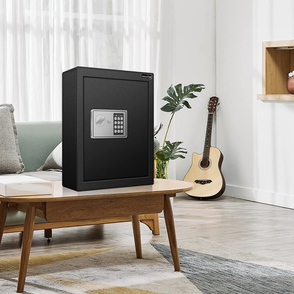 JUGREAT 80 Keys Cabinet with Sensor Light,Electronic Key Safe,Pin Code Keyless