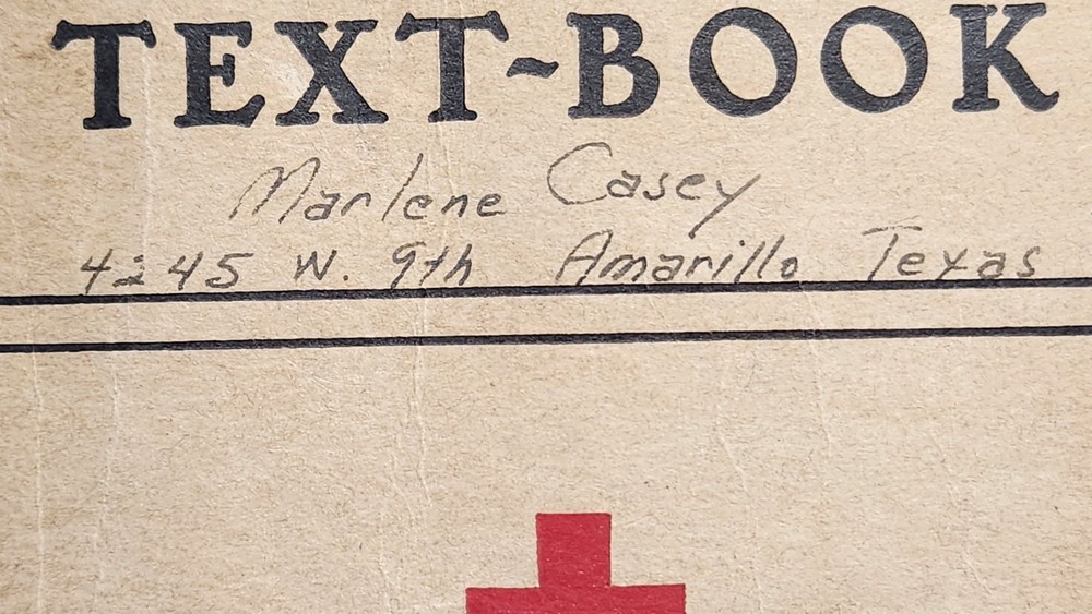 American Red Cross First Aid Textbook 1933