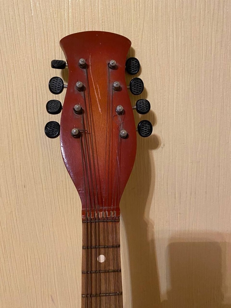 Mandolin USSR Soviet Folk Instrument 8 String Vintage