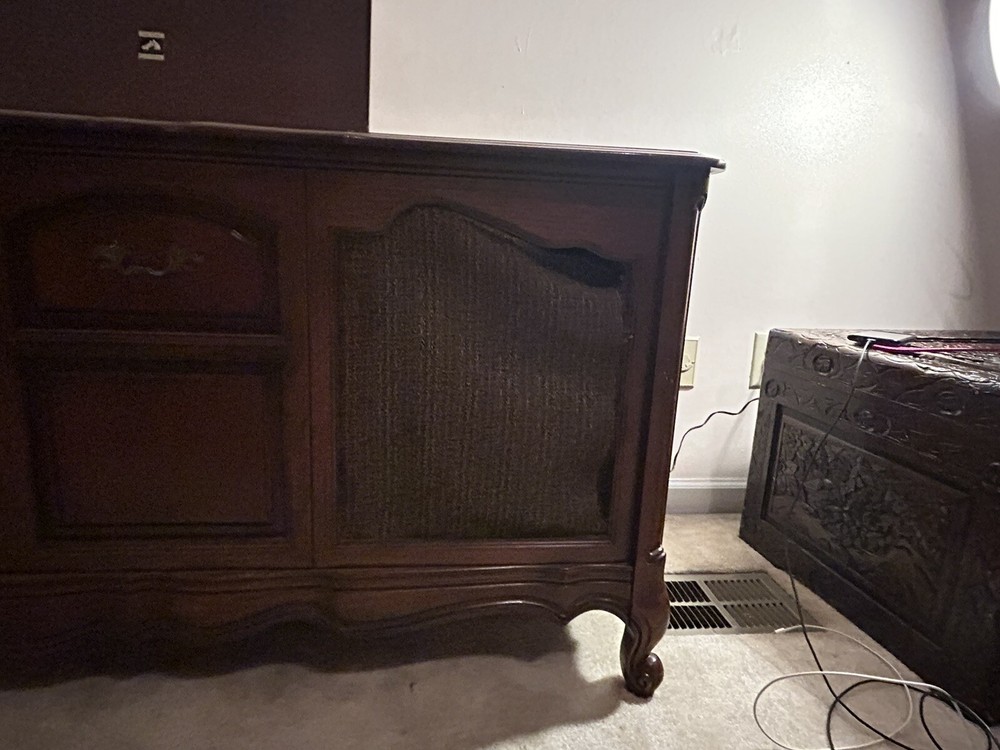 vintage rca victrola console