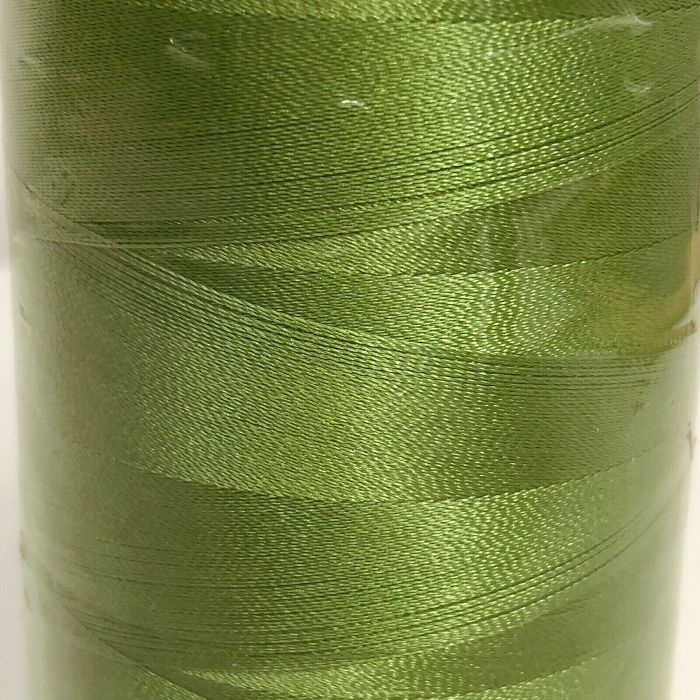 Polyester Embroidery Machine Thread 5000m Spool Col 513 Lime Green