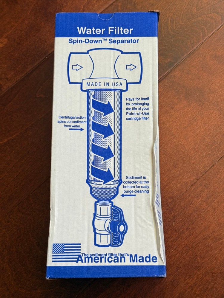 Rusco / Vu-Flow 1-1/2 Inch Spin Down Separator 100 F Filter