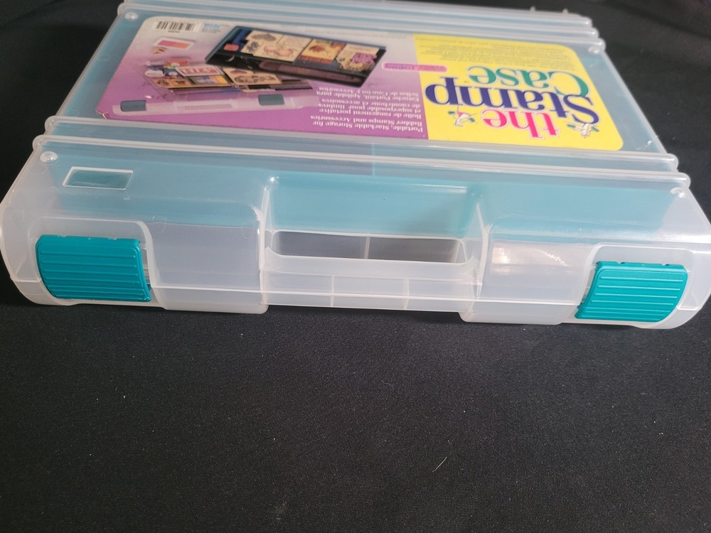 Craftstor Portable Stackable Case Box For Rubber Stamps And Accessories Crafts