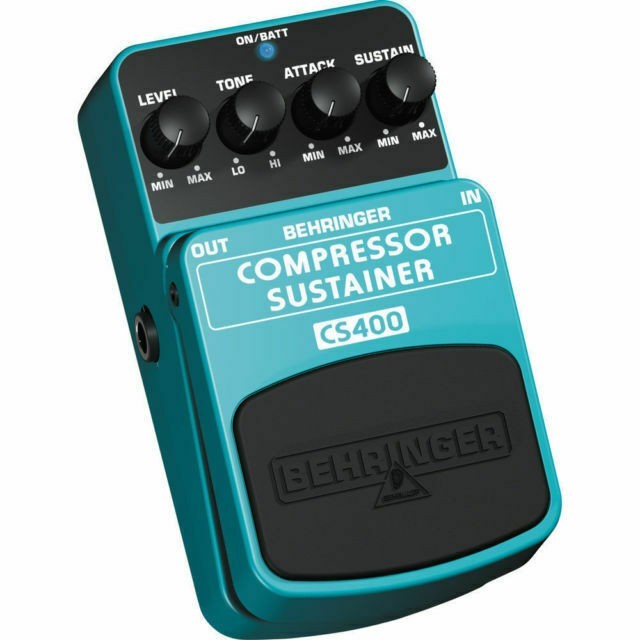 Behringer Compressor/Sustainer CS400 Ultimate Dynamics Effects Pedal,New in box