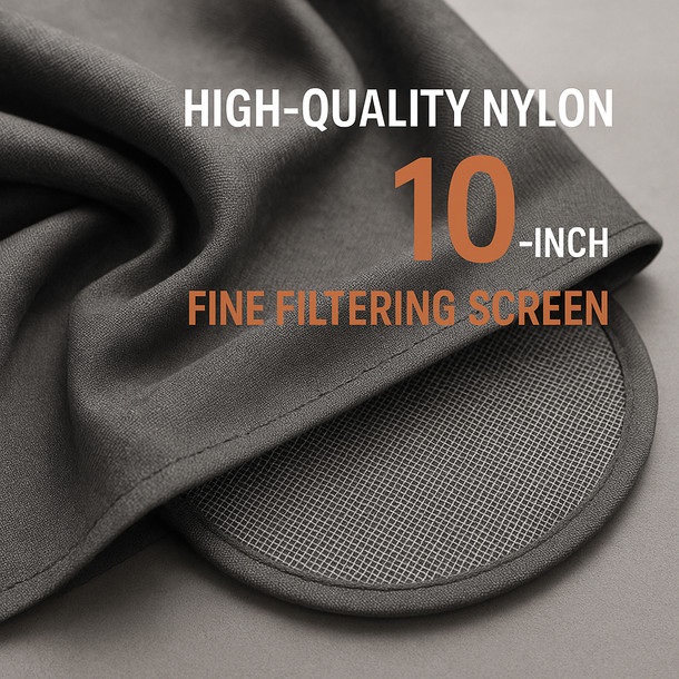 LD Carlson 10 Inch Nylon Filter Funnel With Fine Filtering Screen