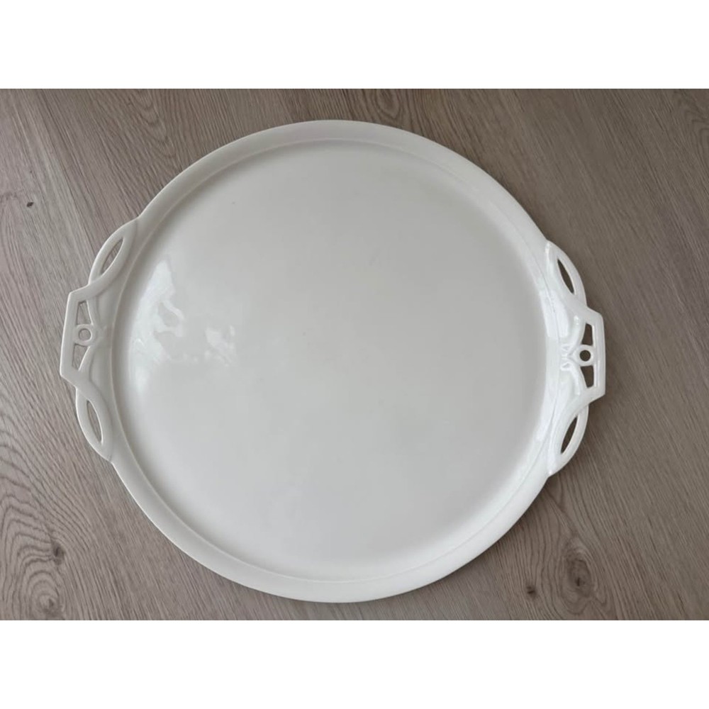 China 15.5” Cake Plate / Serving Platter with Handles